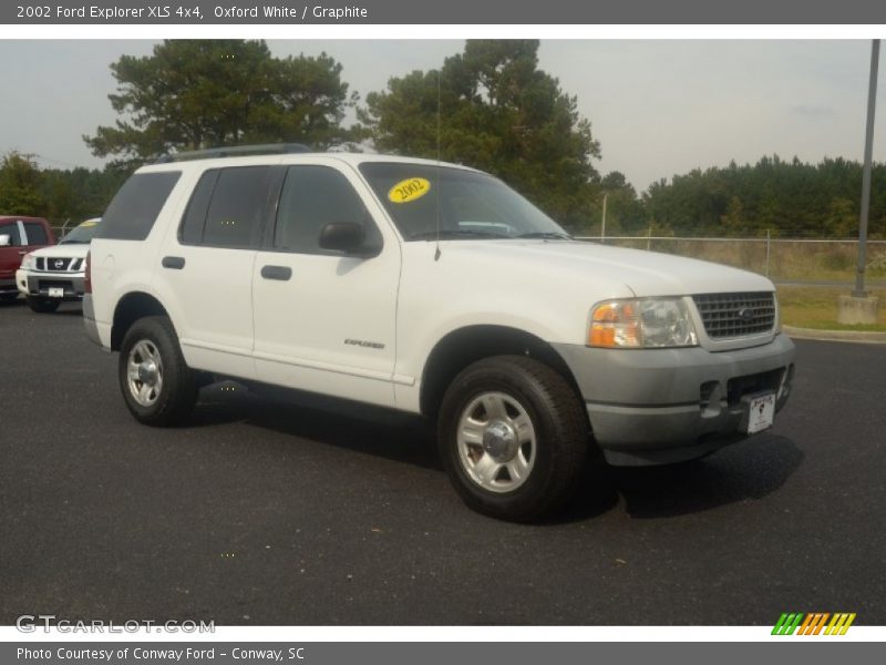 Oxford White / Graphite 2002 Ford Explorer XLS 4x4