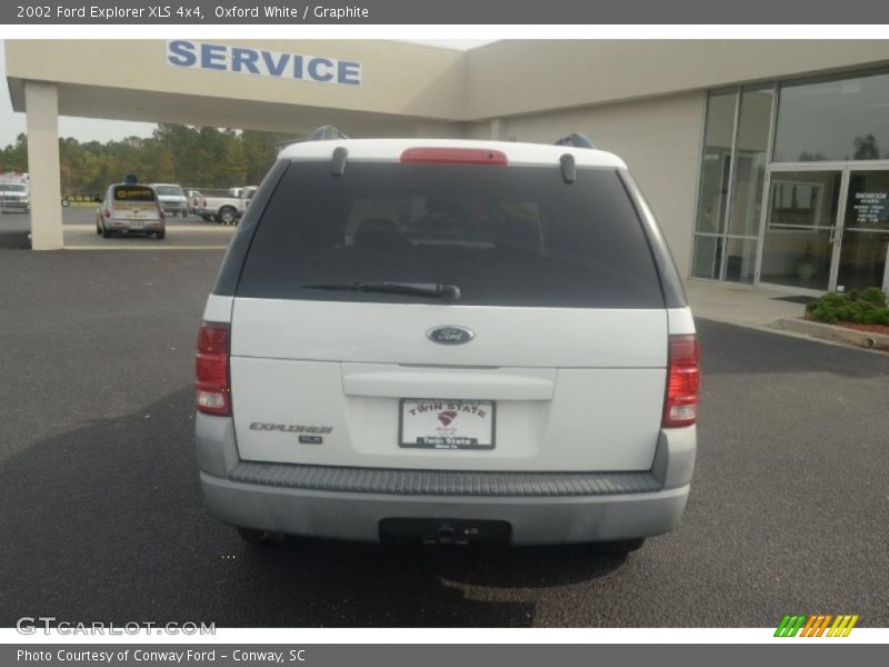 Oxford White / Graphite 2002 Ford Explorer XLS 4x4