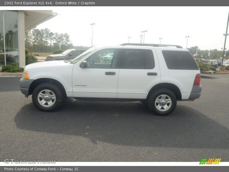 Oxford White / Graphite 2002 Ford Explorer XLS 4x4