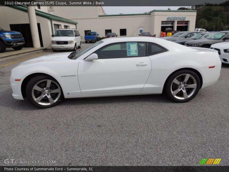 Summit White / Black 2010 Chevrolet Camaro SS/RS Coupe