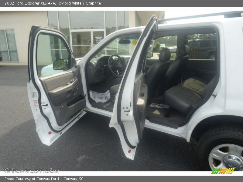 Oxford White / Graphite 2002 Ford Explorer XLS 4x4