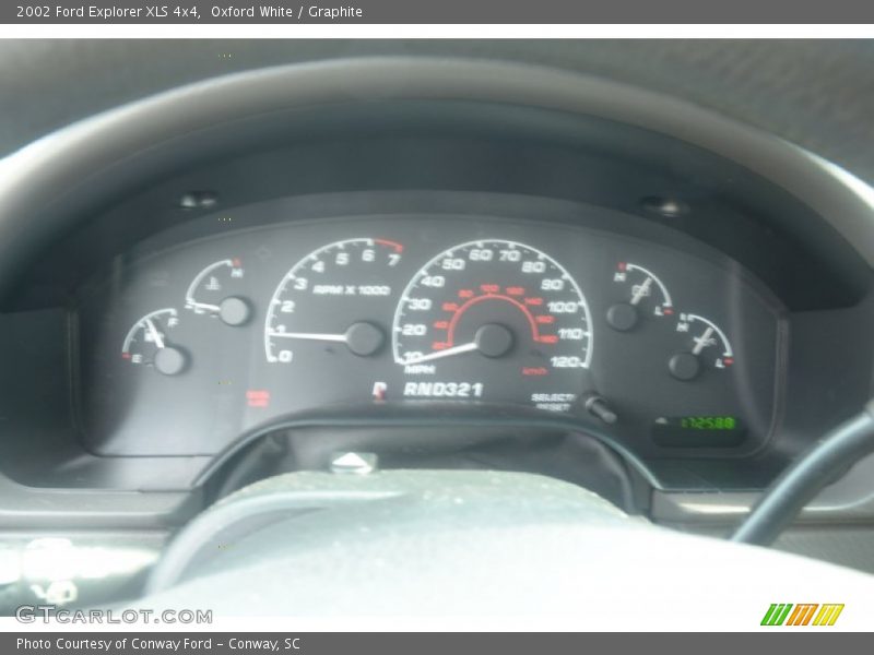 Oxford White / Graphite 2002 Ford Explorer XLS 4x4