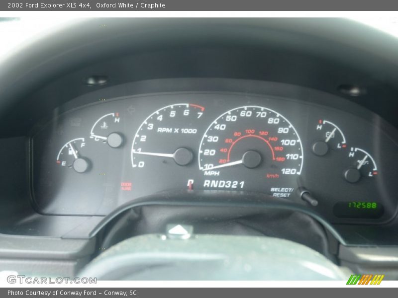 Oxford White / Graphite 2002 Ford Explorer XLS 4x4