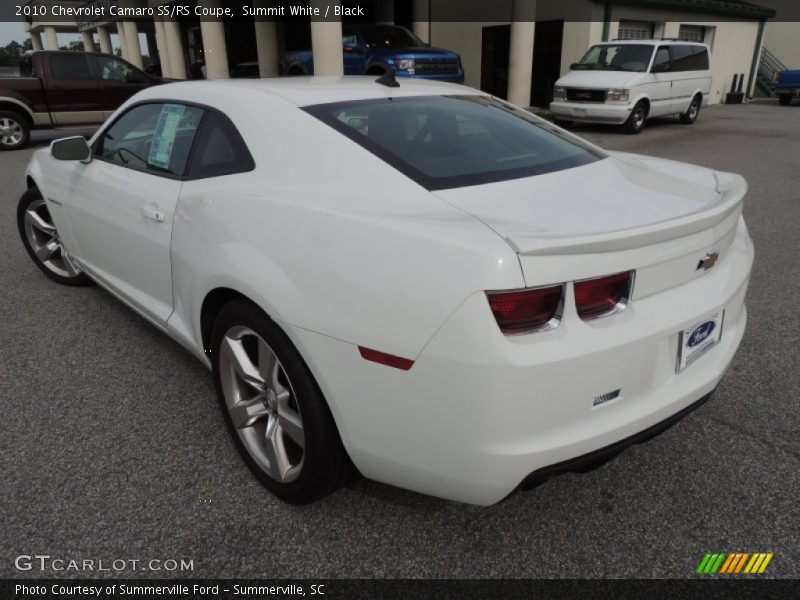 Summit White / Black 2010 Chevrolet Camaro SS/RS Coupe