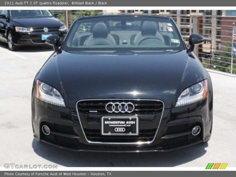 Brilliant Black / Black 2011 Audi TT 2.0T quattro Roadster