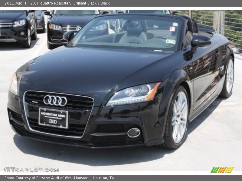 Brilliant Black / Black 2011 Audi TT 2.0T quattro Roadster