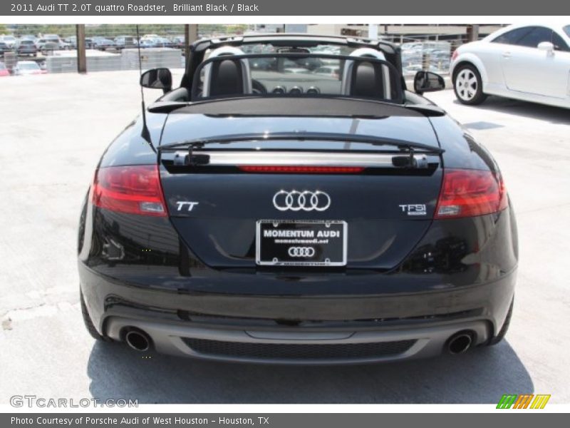 Brilliant Black / Black 2011 Audi TT 2.0T quattro Roadster