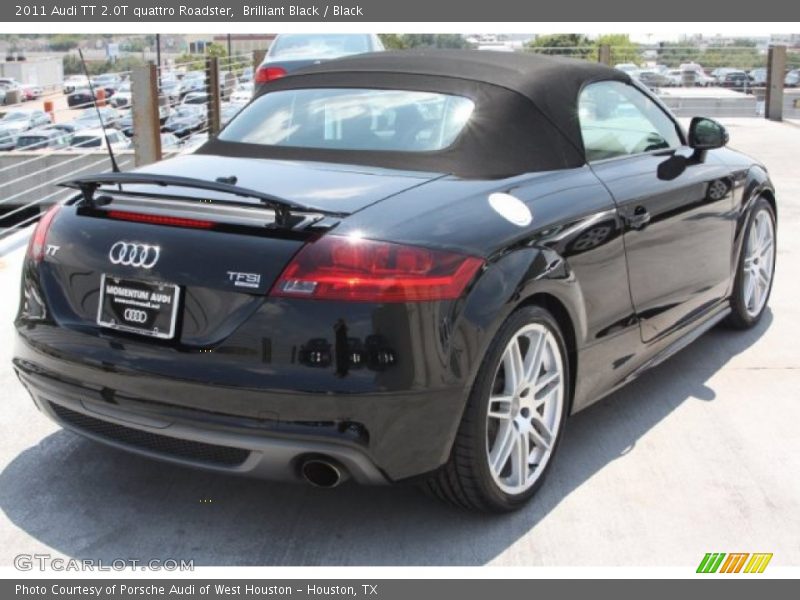 Brilliant Black / Black 2011 Audi TT 2.0T quattro Roadster