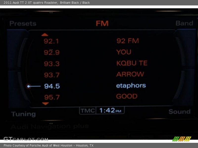Brilliant Black / Black 2011 Audi TT 2.0T quattro Roadster