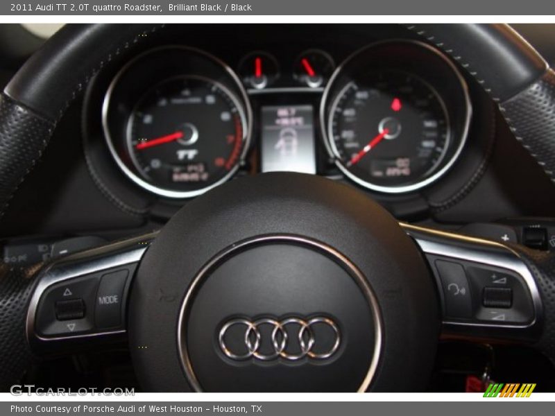 Brilliant Black / Black 2011 Audi TT 2.0T quattro Roadster