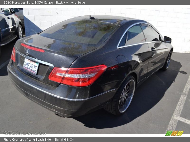 Black / Almond Beige 2010 Mercedes-Benz E 350 Coupe