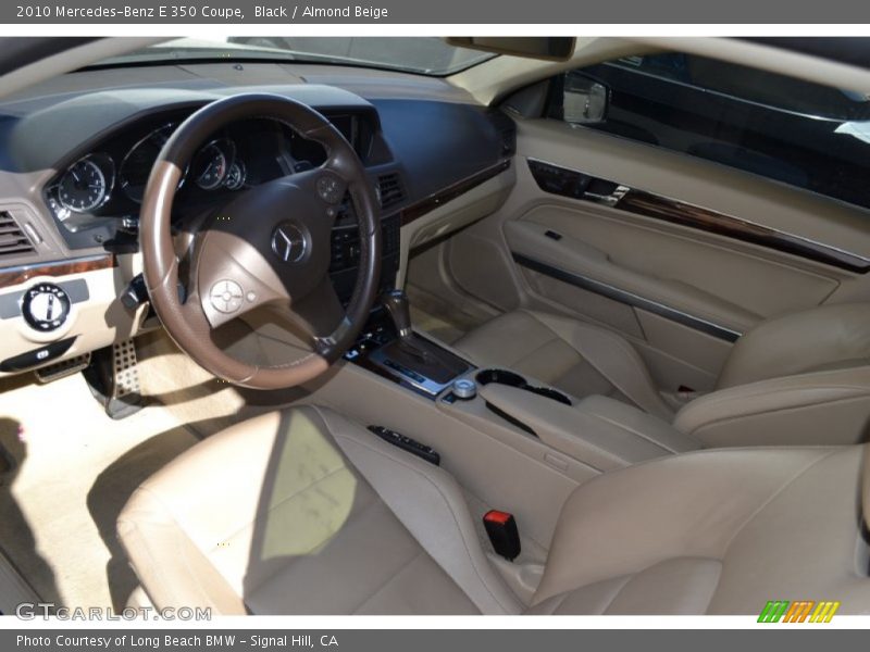 Black / Almond Beige 2010 Mercedes-Benz E 350 Coupe