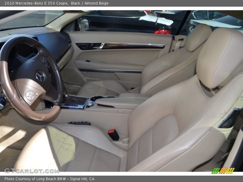 Black / Almond Beige 2010 Mercedes-Benz E 350 Coupe