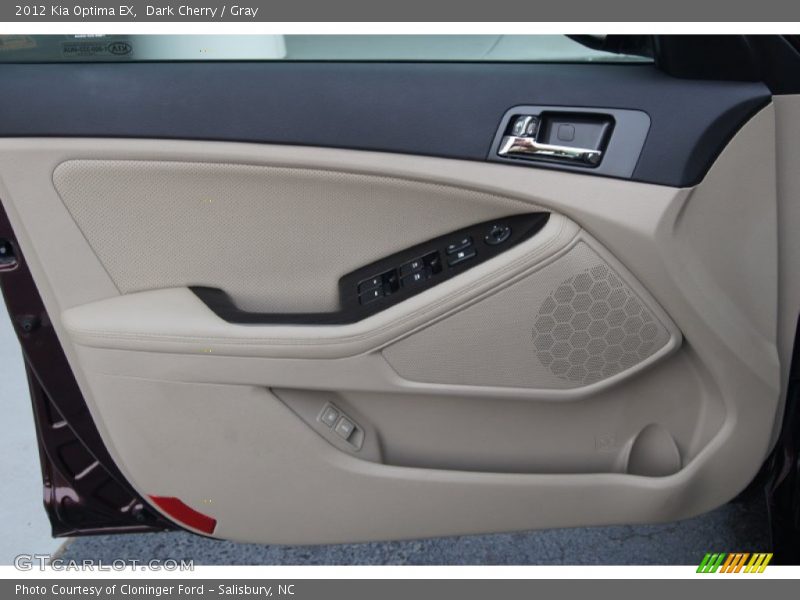 Dark Cherry / Gray 2012 Kia Optima EX