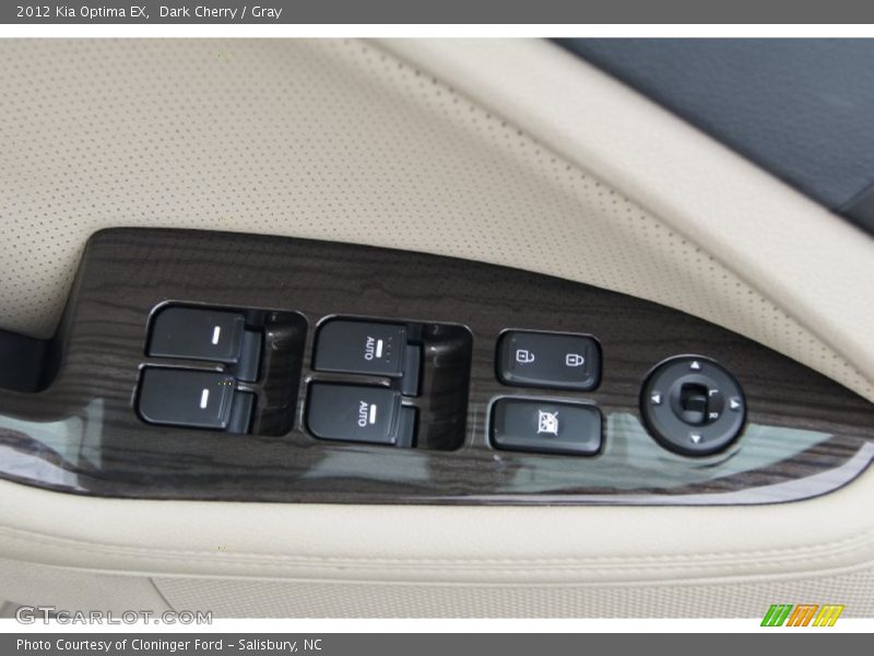 Dark Cherry / Gray 2012 Kia Optima EX