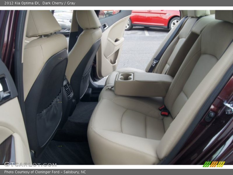 Dark Cherry / Gray 2012 Kia Optima EX