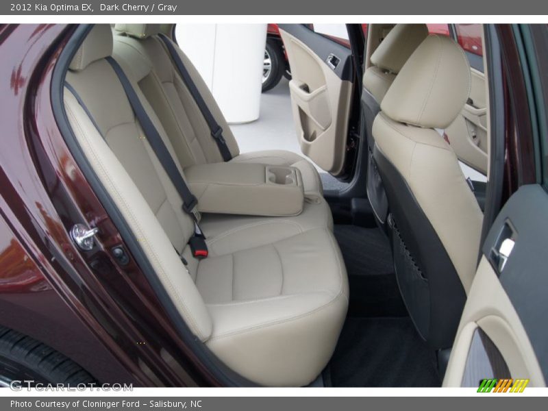 Dark Cherry / Gray 2012 Kia Optima EX