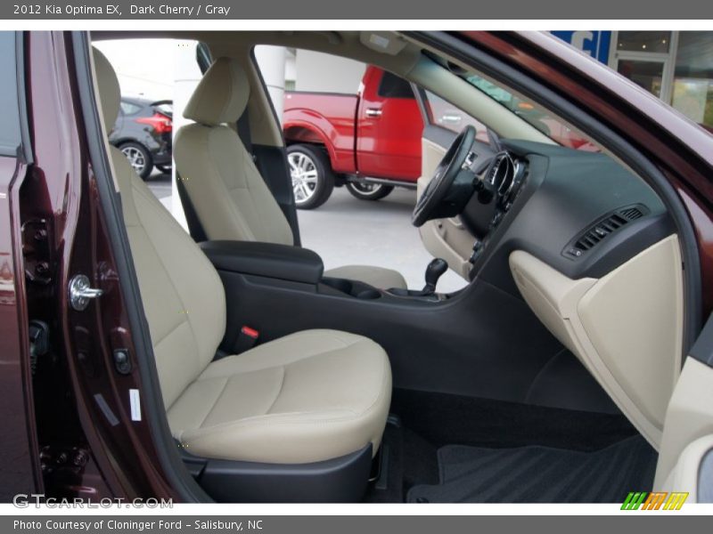 Dark Cherry / Gray 2012 Kia Optima EX