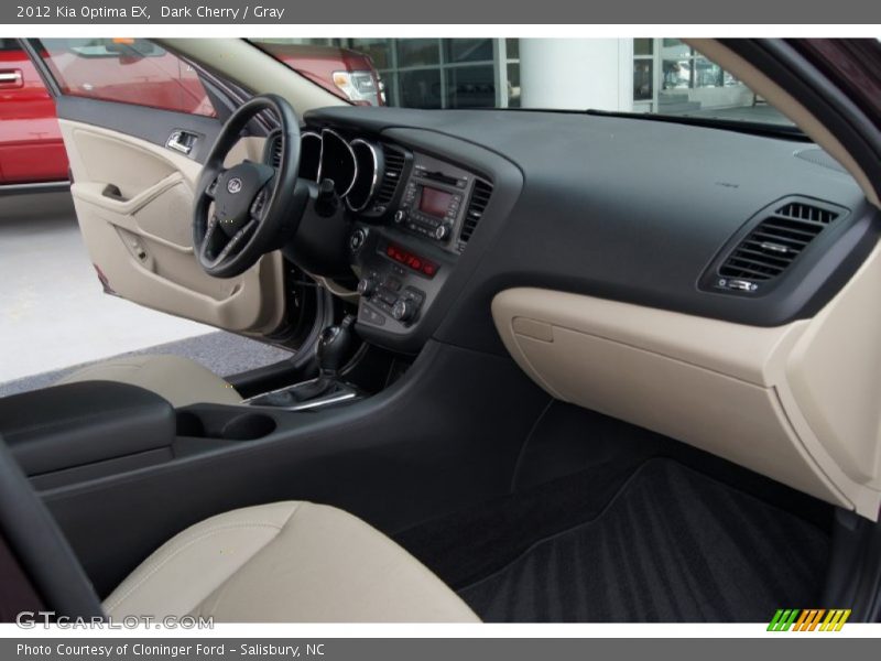 Dark Cherry / Gray 2012 Kia Optima EX