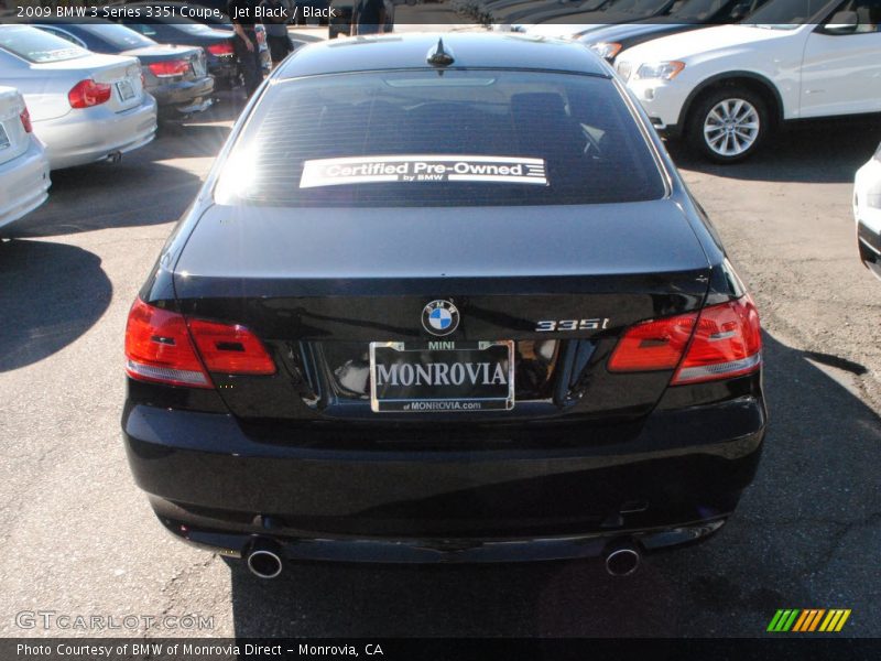 Jet Black / Black 2009 BMW 3 Series 335i Coupe