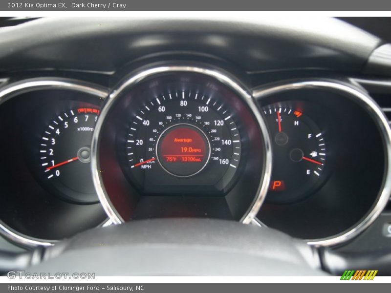 Dark Cherry / Gray 2012 Kia Optima EX
