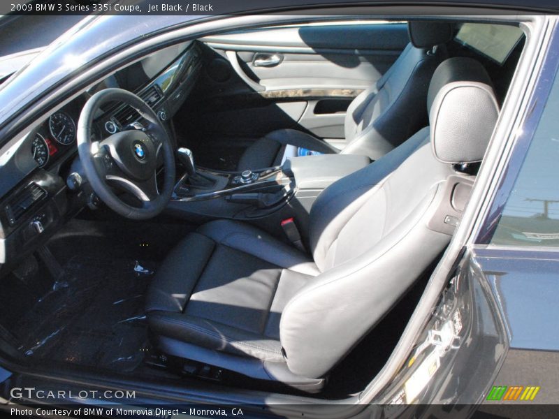 Jet Black / Black 2009 BMW 3 Series 335i Coupe