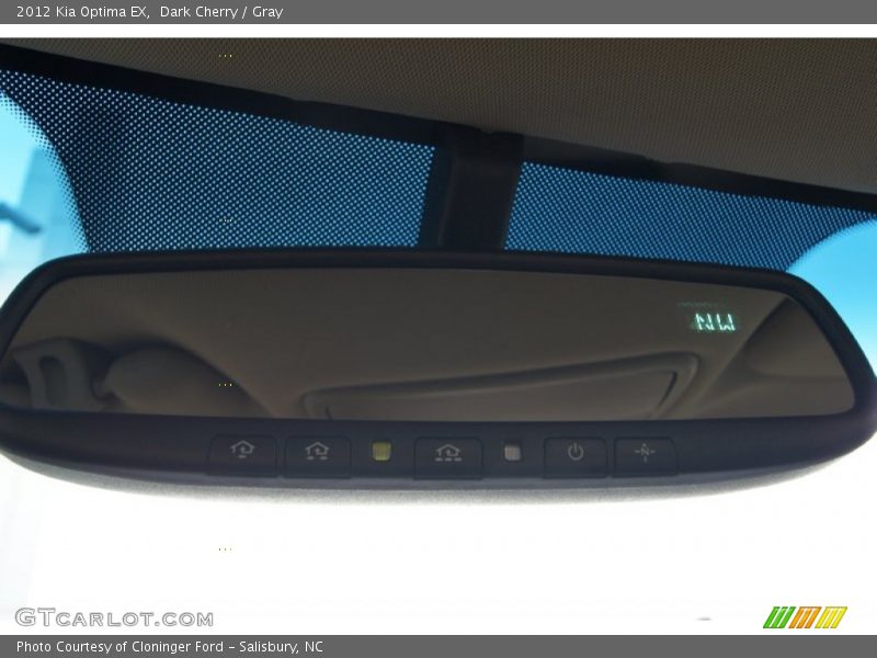 Dark Cherry / Gray 2012 Kia Optima EX