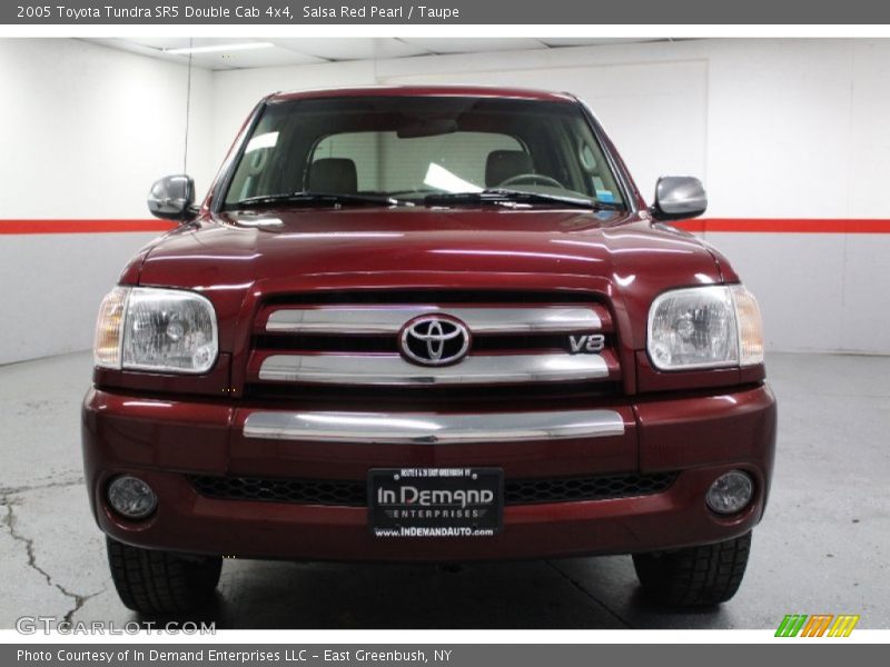 Salsa Red Pearl / Taupe 2005 Toyota Tundra SR5 Double Cab 4x4