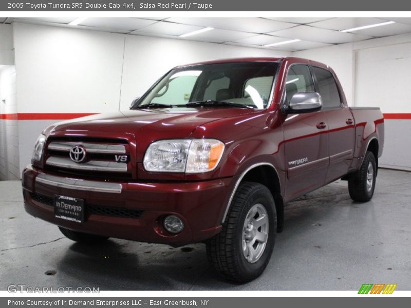 Salsa Red Pearl / Taupe 2005 Toyota Tundra SR5 Double Cab 4x4