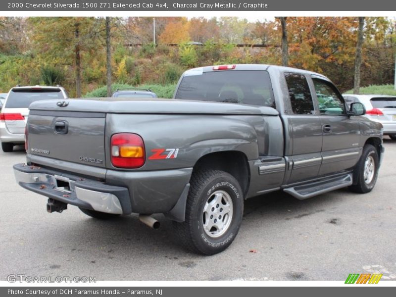 Charcoal Gray Metallic / Graphite 2000 Chevrolet Silverado 1500 Z71 Extended Cab 4x4