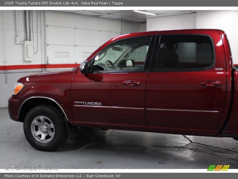 Salsa Red Pearl / Taupe 2005 Toyota Tundra SR5 Double Cab 4x4
