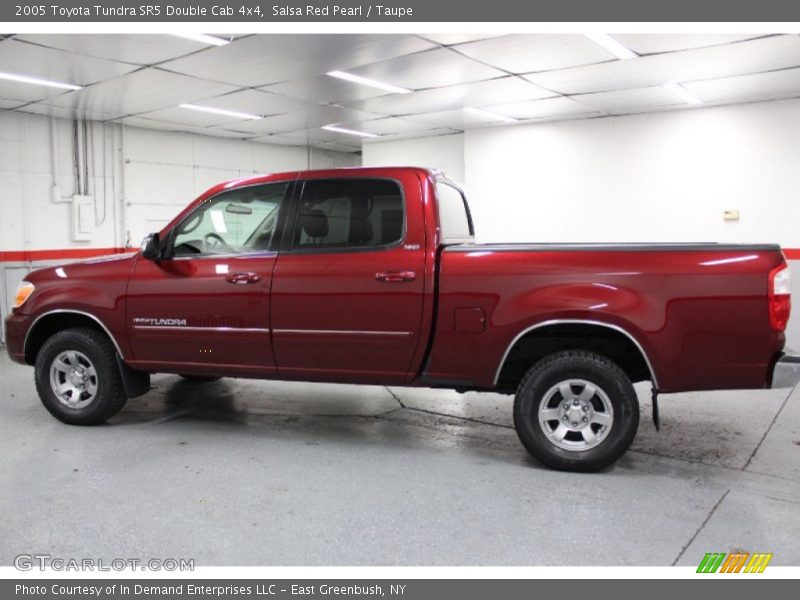 Salsa Red Pearl / Taupe 2005 Toyota Tundra SR5 Double Cab 4x4