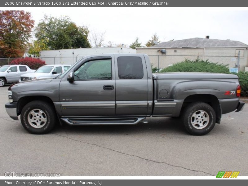 Charcoal Gray Metallic / Graphite 2000 Chevrolet Silverado 1500 Z71 Extended Cab 4x4