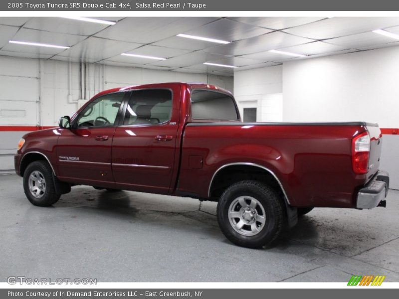 Salsa Red Pearl / Taupe 2005 Toyota Tundra SR5 Double Cab 4x4