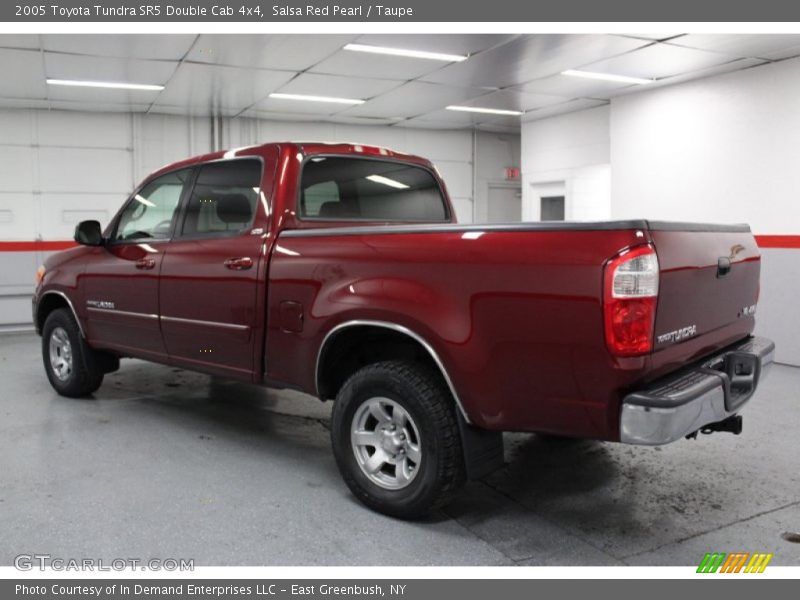 Salsa Red Pearl / Taupe 2005 Toyota Tundra SR5 Double Cab 4x4