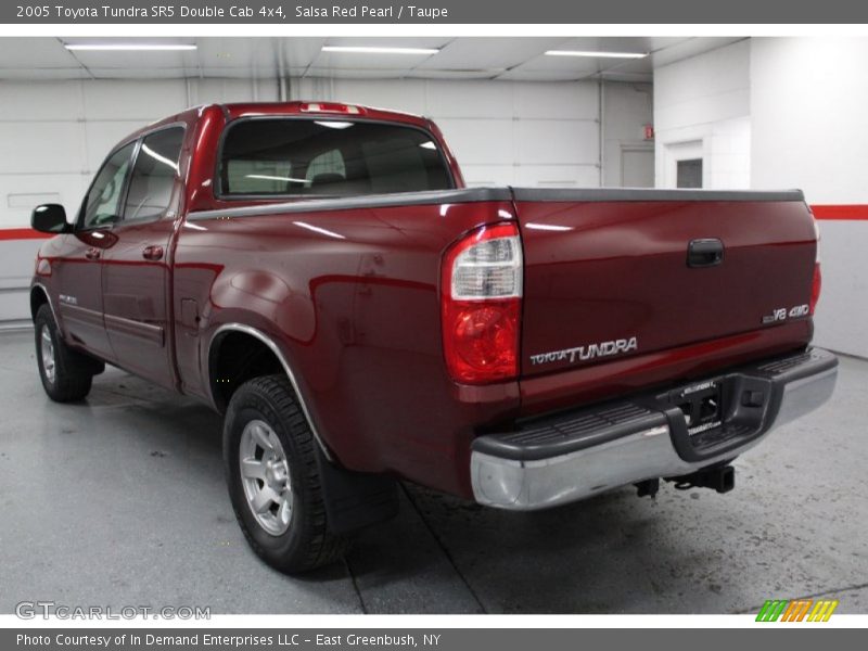 Salsa Red Pearl / Taupe 2005 Toyota Tundra SR5 Double Cab 4x4