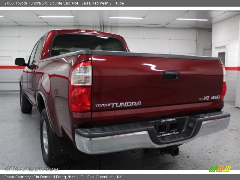 Salsa Red Pearl / Taupe 2005 Toyota Tundra SR5 Double Cab 4x4