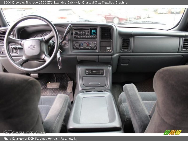 Charcoal Gray Metallic / Graphite 2000 Chevrolet Silverado 1500 Z71 Extended Cab 4x4