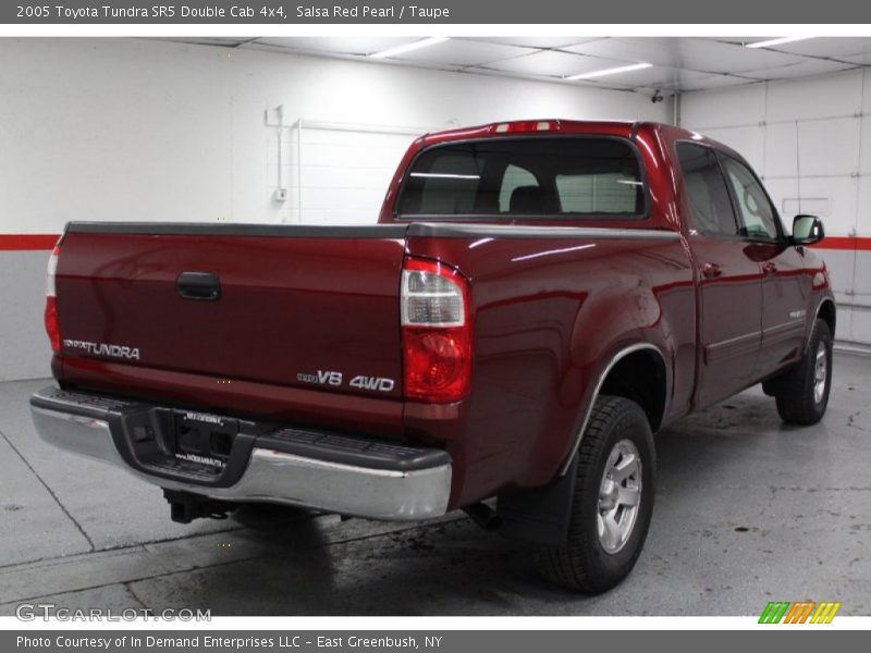 Salsa Red Pearl / Taupe 2005 Toyota Tundra SR5 Double Cab 4x4