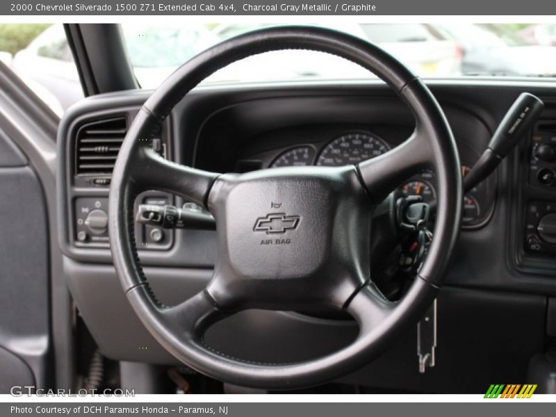Charcoal Gray Metallic / Graphite 2000 Chevrolet Silverado 1500 Z71 Extended Cab 4x4