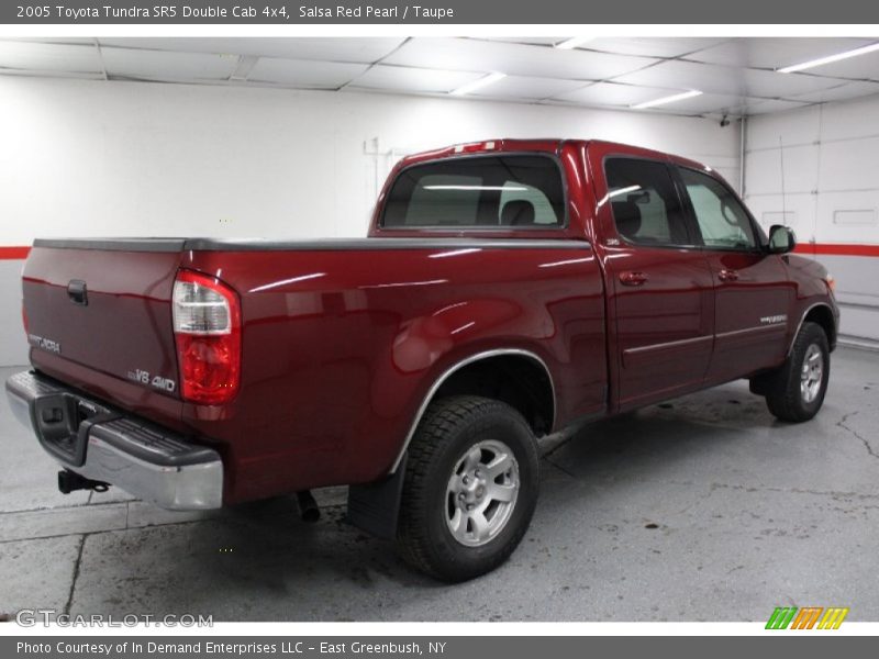 Salsa Red Pearl / Taupe 2005 Toyota Tundra SR5 Double Cab 4x4