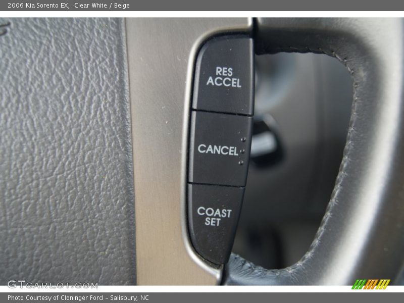 Clear White / Beige 2006 Kia Sorento EX