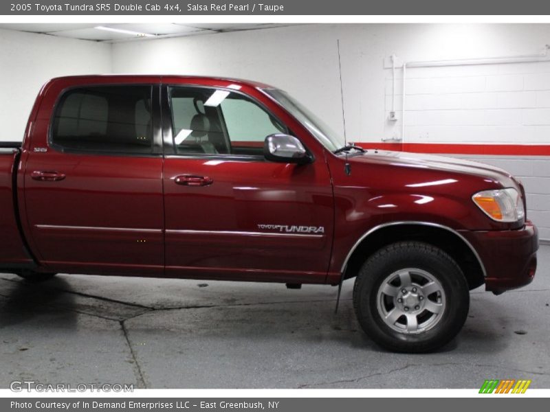 Salsa Red Pearl / Taupe 2005 Toyota Tundra SR5 Double Cab 4x4