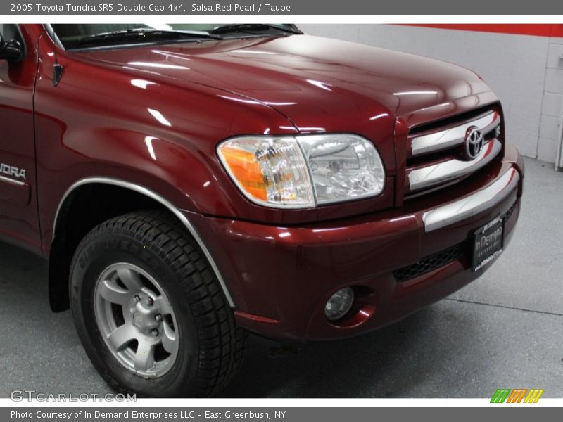 Salsa Red Pearl / Taupe 2005 Toyota Tundra SR5 Double Cab 4x4