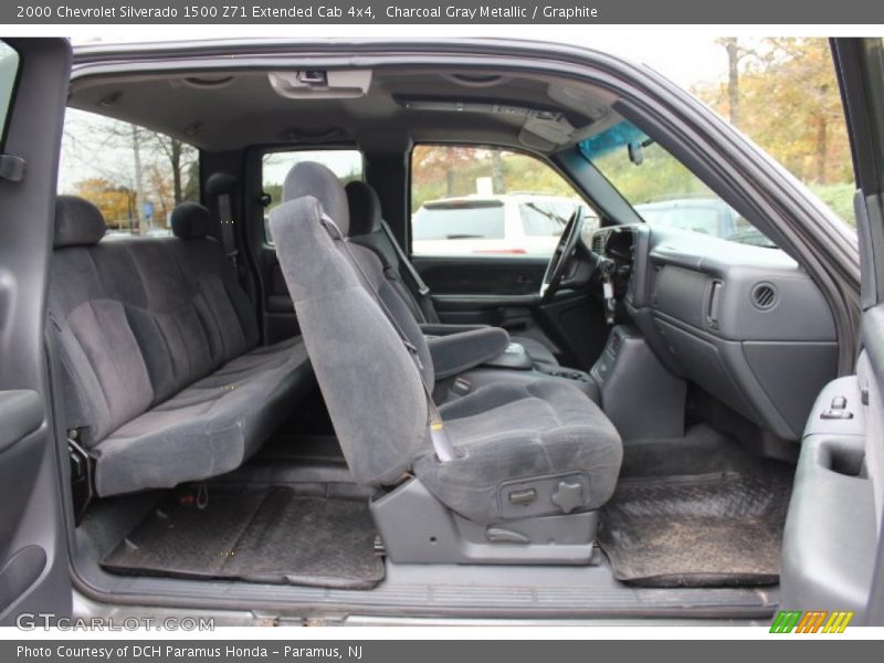 Charcoal Gray Metallic / Graphite 2000 Chevrolet Silverado 1500 Z71 Extended Cab 4x4