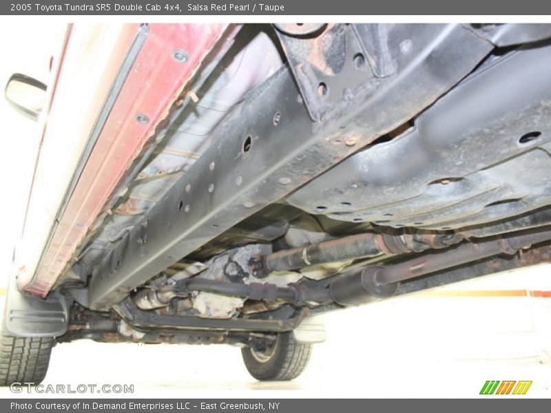 Salsa Red Pearl / Taupe 2005 Toyota Tundra SR5 Double Cab 4x4