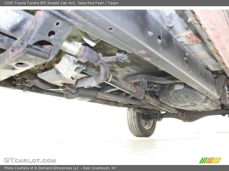 Salsa Red Pearl / Taupe 2005 Toyota Tundra SR5 Double Cab 4x4