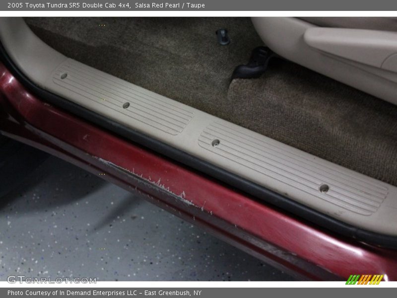 Salsa Red Pearl / Taupe 2005 Toyota Tundra SR5 Double Cab 4x4