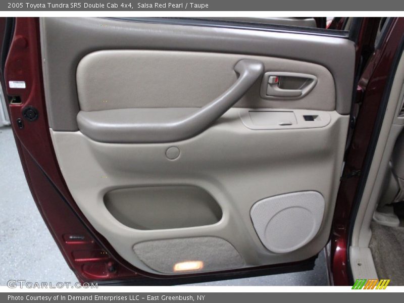 Salsa Red Pearl / Taupe 2005 Toyota Tundra SR5 Double Cab 4x4