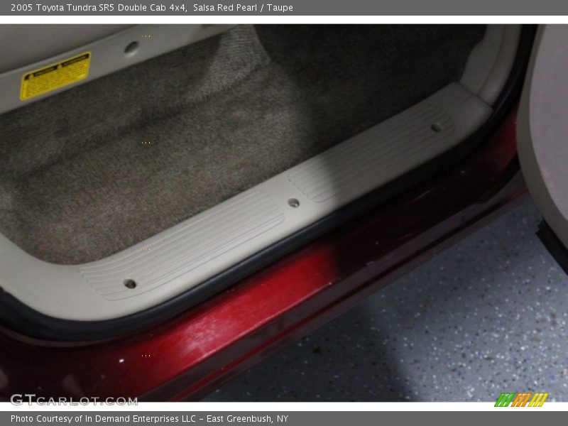 Salsa Red Pearl / Taupe 2005 Toyota Tundra SR5 Double Cab 4x4